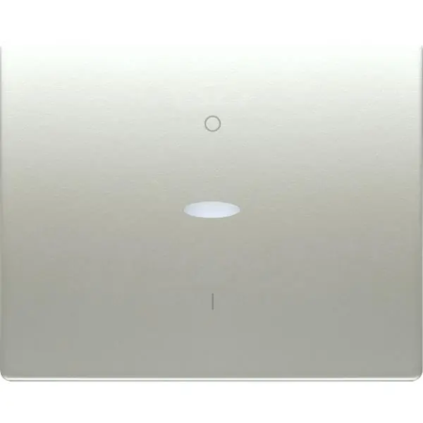 Certificado Tecla interruptor bipolar señalización serie Iris en aluminio mercurio