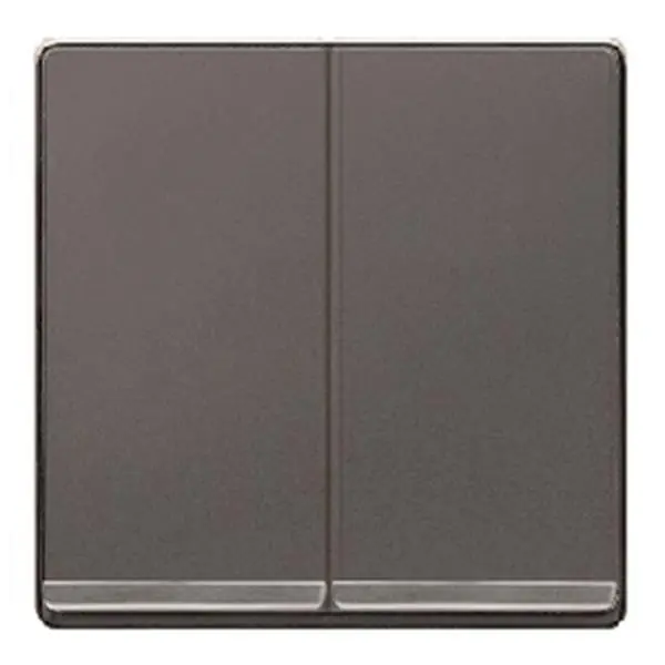 Envío Exprés Tecla doble Miro decorada en cromo bronce en carbono