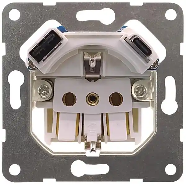 Base toma Schuko USB AC PD Iris Rebajas