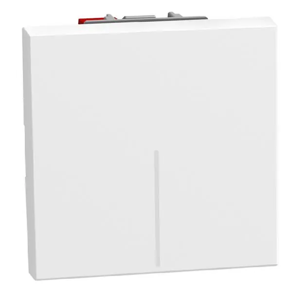 A Buen Precio Interruptor basculante Light Now iluminable 10 AX 250 V~ 2 módulos blanco
