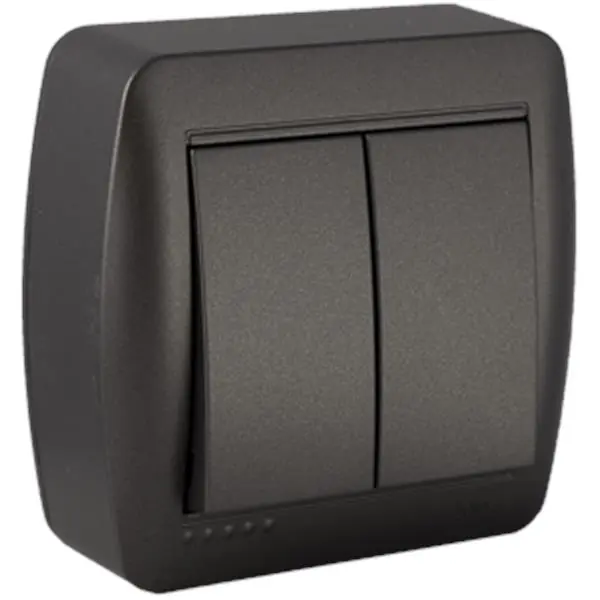 Oferta De Temporada Doble conmutador Serie Mural 10AX 250V de superficie