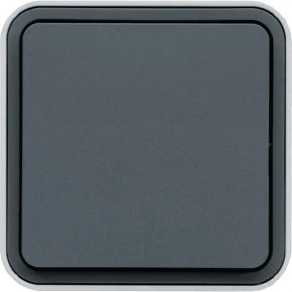 Marca Reconocida Pulsador NA 10A 250V Cubyko gris