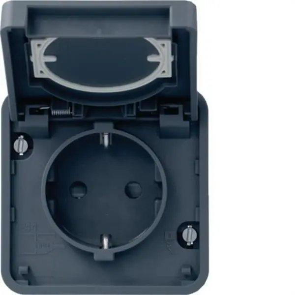 Más Vendido Toma schuko estanca gris