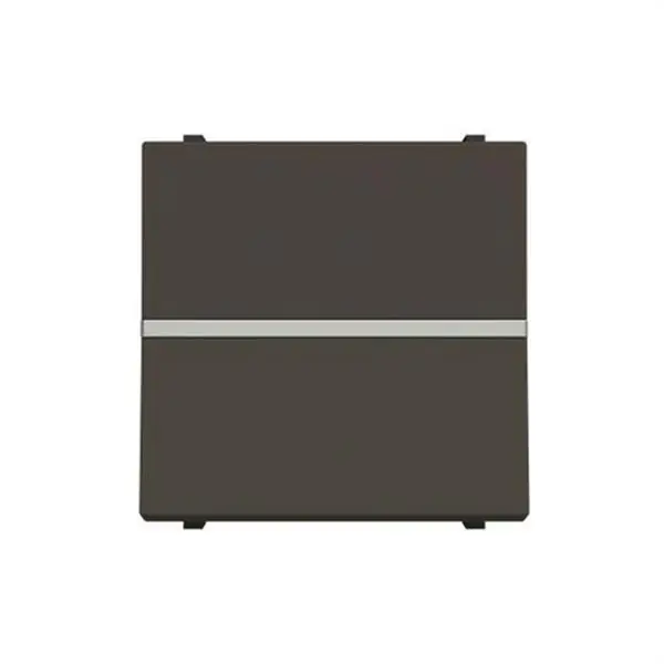 Últimas Unidades Pulsador con visor sin grabar 2 módulos Zenit antracita