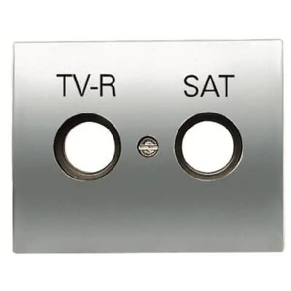 Última Oportunidad Tapa toma TV-R/SAT Olas titanio