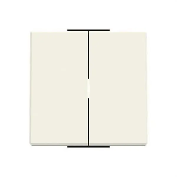 Tecla doble interruptor-conmutador Serie de lujo blanco essence Promoción Exclusiva