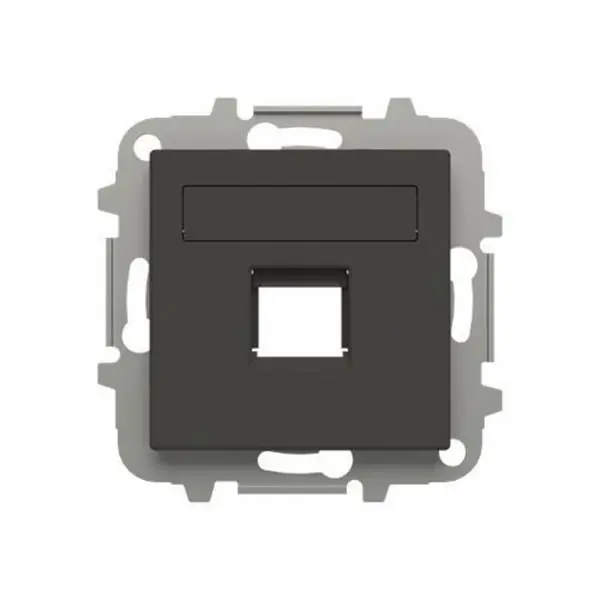 Devolución Gratuita Tapa 1 conector Serie de lujo con persiana negro essence