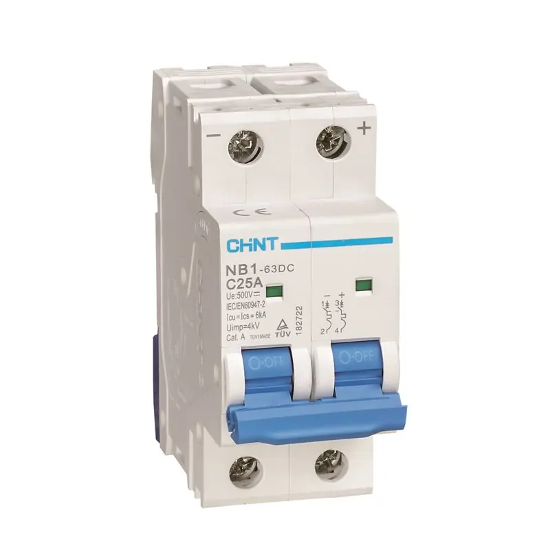 Comprar En Línea Interruptor Automatico DC Chint NB1DC-2P-C32-500V 2P 32A 6KA 500Vdc