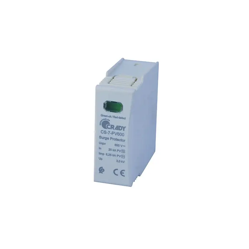 Disponible Ahora Cartucho recambio sobretensiones tipo 1+2 CS-7-PV600/0 Crady 0700199 600VDC