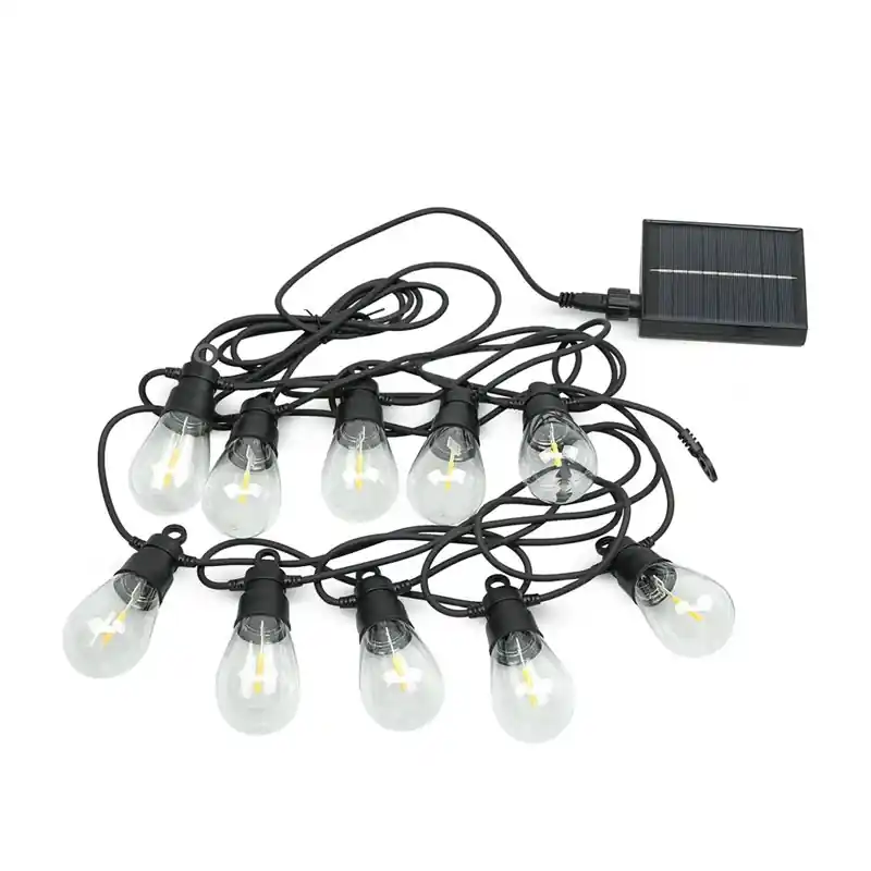 Lámpara exterior SOLAR DIANA guirnalda 8m 10 bombillas GARZA 401552B Rebajas