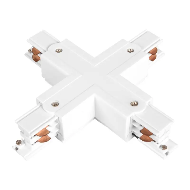 Conector de Alimentacion para Carril Roblan TRACKXB Blanco Oferta Flash