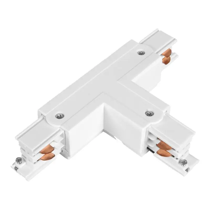 Conector de Alimentacion para Carril Roblan TRACKTB Blanco Precio Reducido