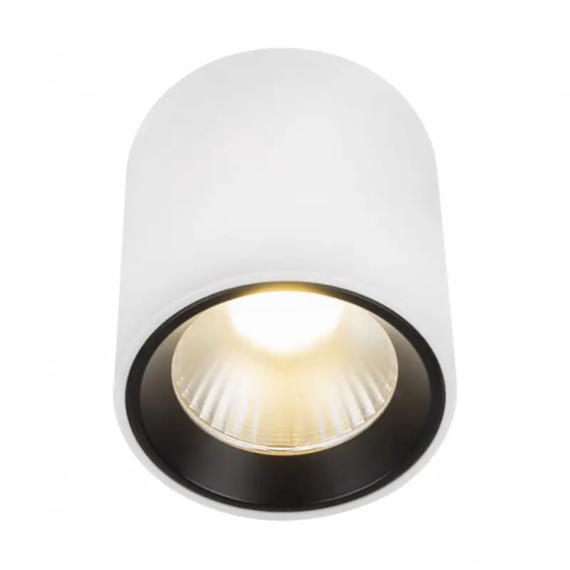 A Buen Precio Downlight LED superficie NEPAL 7 round HOFFLIGHTS 1.2000.1112 blanco/negro