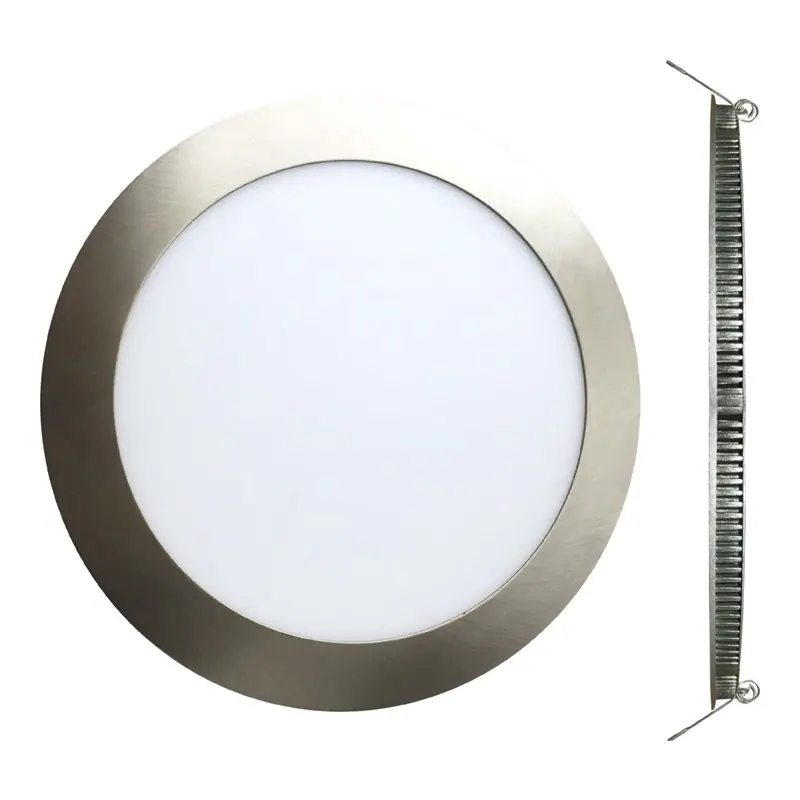 Downlight Led 6w ROBLAN LEDPANEL6NIB 6.500 k Niquel Satinado Precio Rebajado
