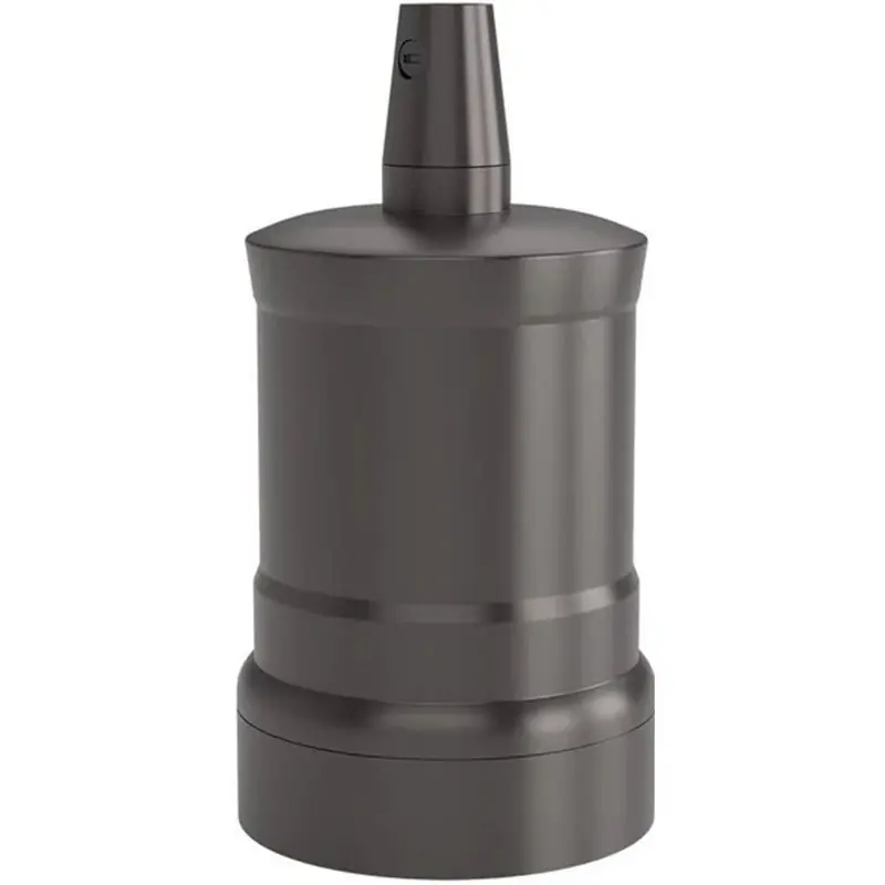 Barato Portalamparas aluminio M-035 Pico decorativo CALEX 940446 E-27 negro perla