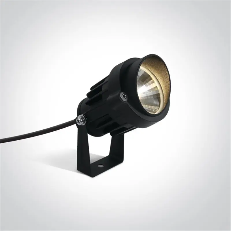 Proyector LED exterior ONE LIGHT 7068/B/W negro 6w 3000K IP65 Imprescindible (Must-Have)