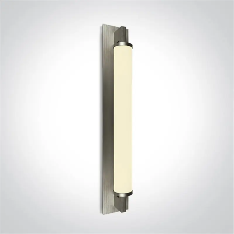 Aplique baño Led ONE LIGHT 38118K/MC/C Cromo cepillado + cristal liso 18w 4000K IP44 Venta Final