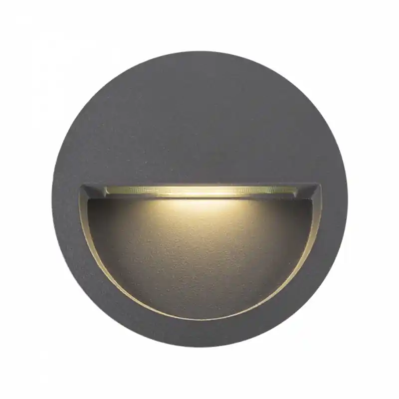 Solo Por Tiempo Limitado Luminaria Led señalizacion exterior ATHENS 4 round HOFFLIGHTS 2.4011.1312 antracita