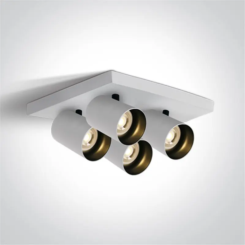 Proyector decorativo ONE LIGHT 65405N/W Blanco reflector negro IP20 A Buen Precio