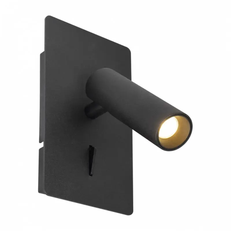 Solo Por Tiempo Limitado Luminaria LED cabecero+usb USA HOFFLIGHTS 1.3004.1211 negro