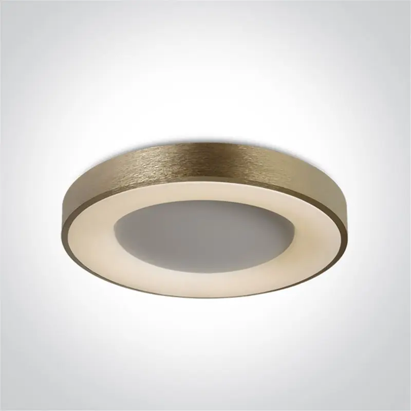 Precio Bajo Plafon Led techo ONE LIGHT 62182A/BGL/W Oro cepillado 50w 3000K IP20