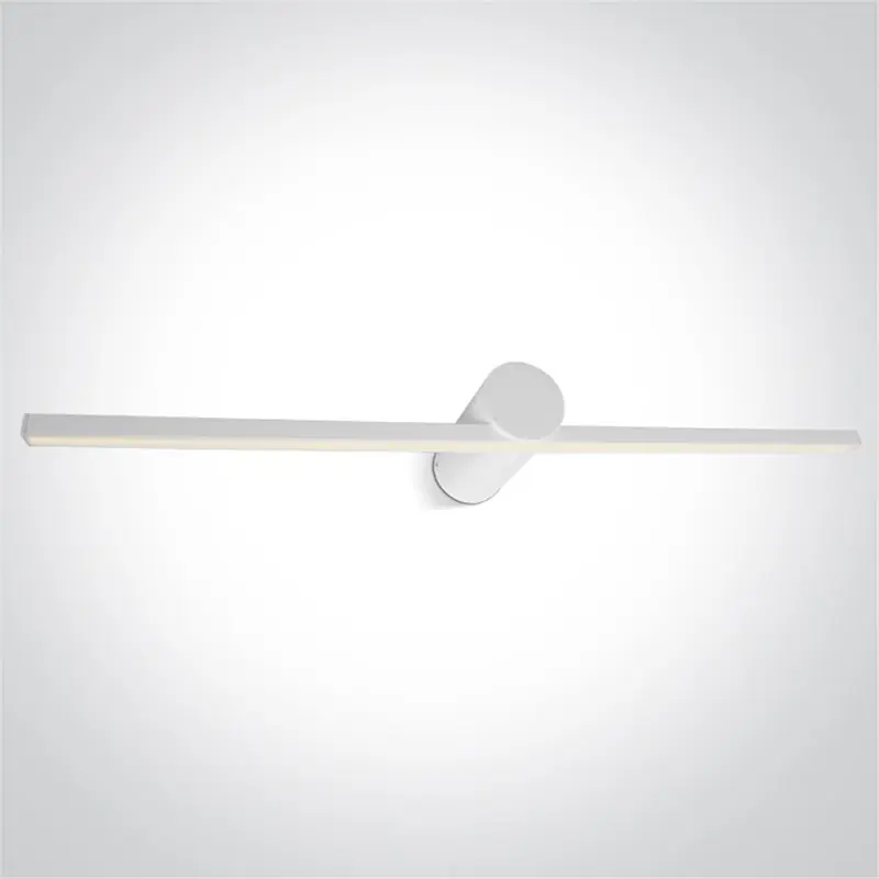 Aplique baño Led ONE LIGHT 38114N/W/W Blanco 14w 3000K IP44 Alta Calidad