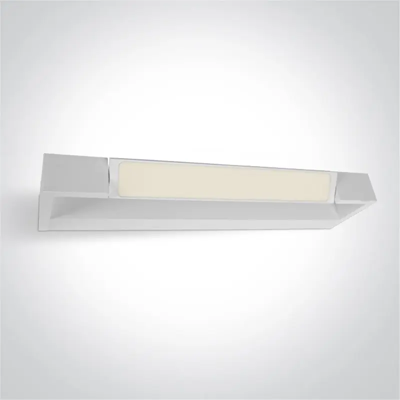Aplique baño Led ONE LIGHT 38112C/W/W Blanco 12w 3000K IP44 Garantía De Devolución De Dinero