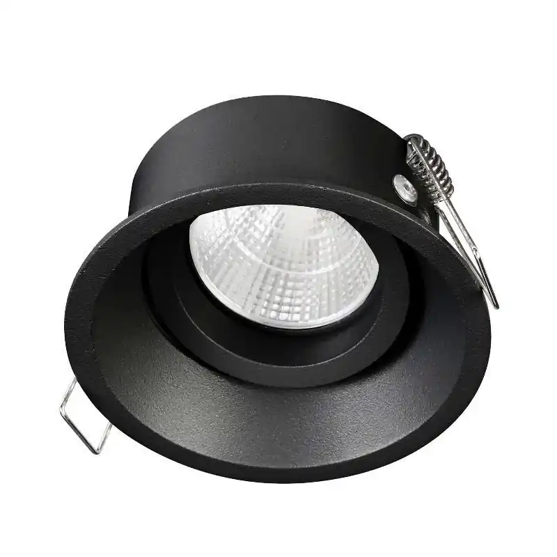 Empotrable redondo Basculante de techo Indeluz Leda 752A-G42X1B-02 Negro Solo Por Tiempo Limitado