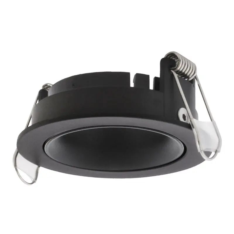 No Te Lo Pierdas Empotrable redondo Fijo de techo Indeluz Nok1 D01H-823-02 Negro-Negro