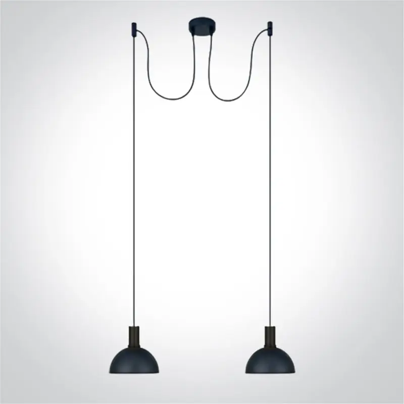 Precio Rebajado Lampara colgante techo ONE LIGHT 63140B/B negro IP20