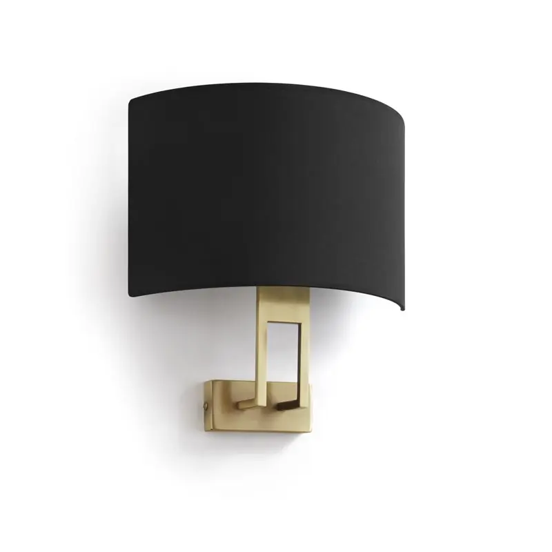 Compra Ahora Lampara aplique EXO LIGHTING CLASSICAL 986A-G05X1A-47-CB Oro-Negro