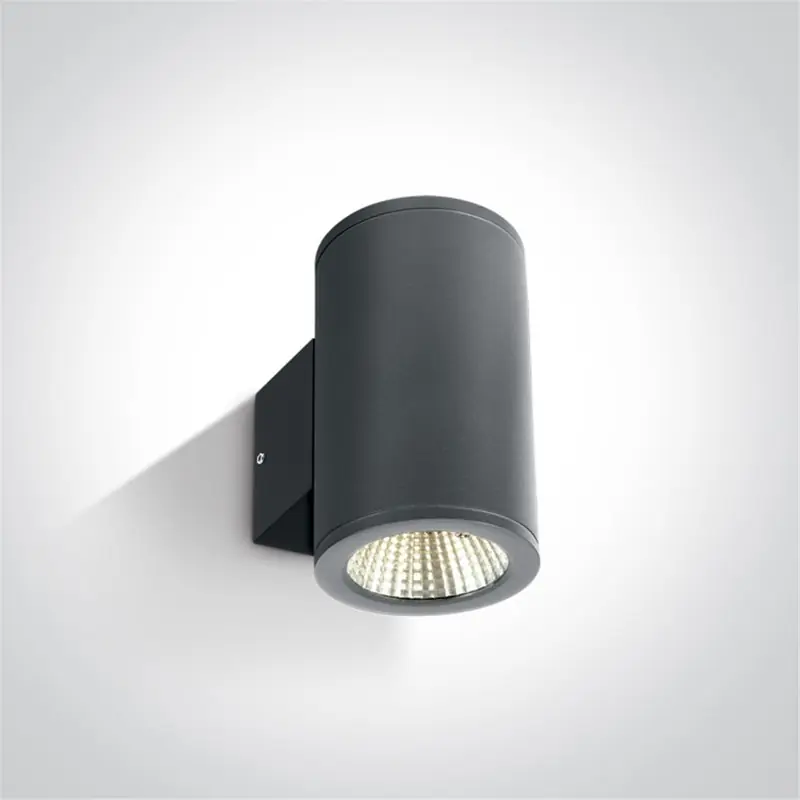 Aplique LED pared ONE LIGHT 67138/AN/W antracita 2x6w 3000K IP54 Gran Oferta