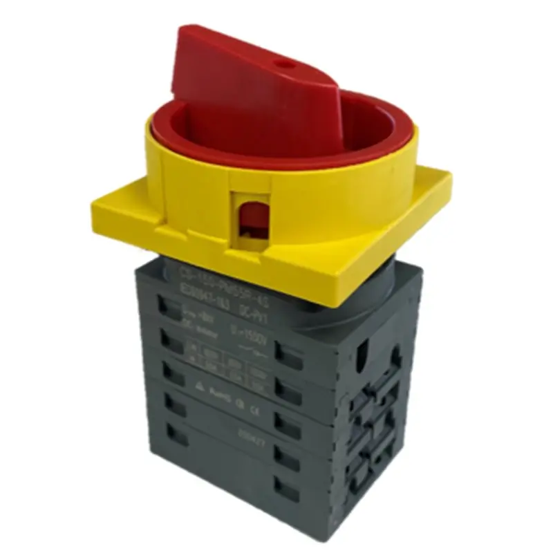 Interruptor de levas 4 Polos 32A CS150-PM32R-4S Crady 0700181 1500VDC Marca Reconocida