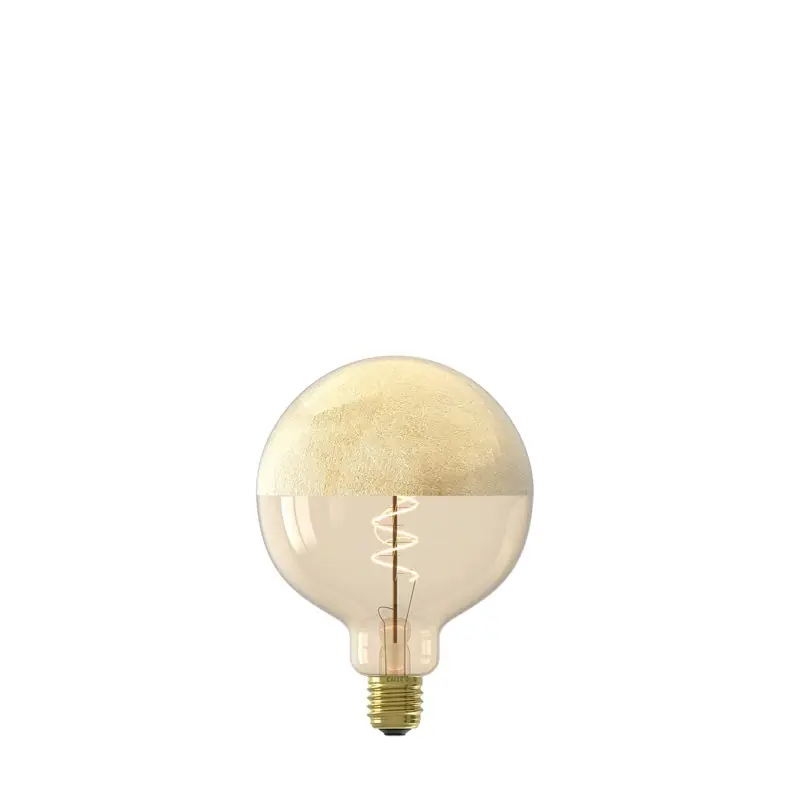 Barato Bombilla Led regulable CALEX 2001000700 E27 Globe G125 4W 1800K Dorado craquelado