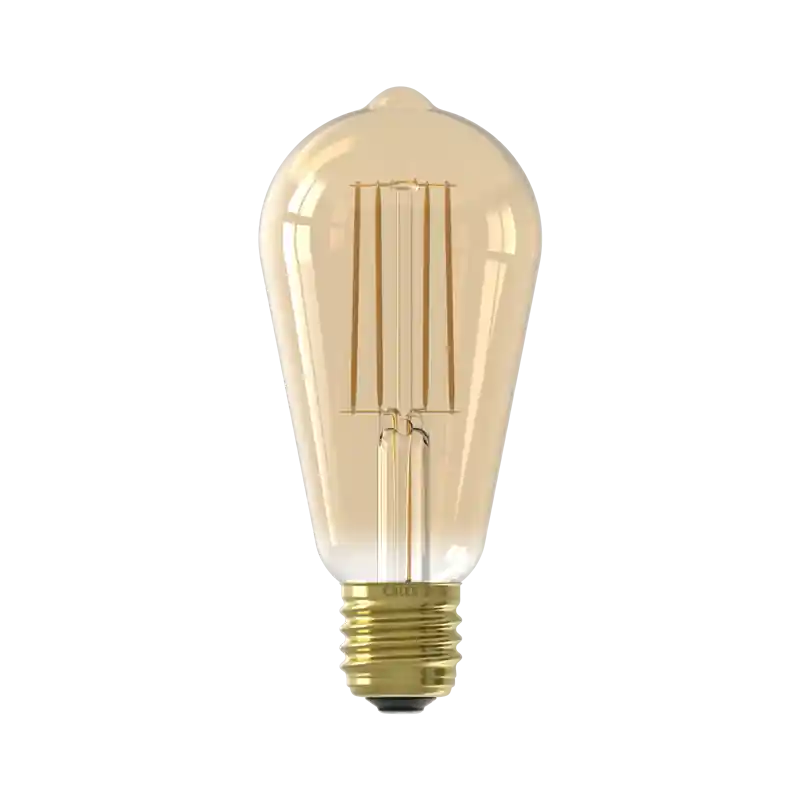 Bombilla Led con sensor dia/noche CALEX 1101000100 ST64 E27 4.5W 2100K Gold Precio Reducido