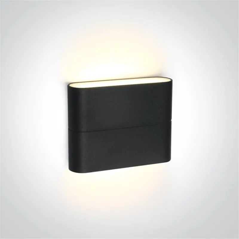 Aplique LED pared ONE LIGHT 67376/AN/W antracita 2x3w 3000K IP54 Gran Oferta