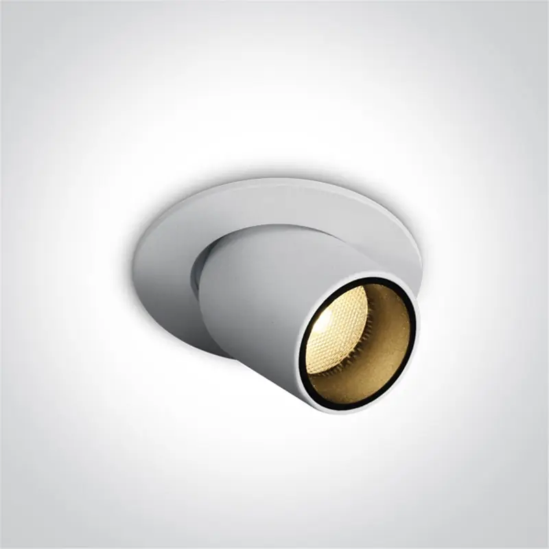 Últimas Unidades Empotrable Orientable de techo ONE LIGHT 11103M/W/W Blanco 3w 3000K