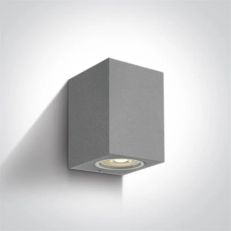 Aplique exterior pared ONE LIGHT 67426/G gris IP65 Económico