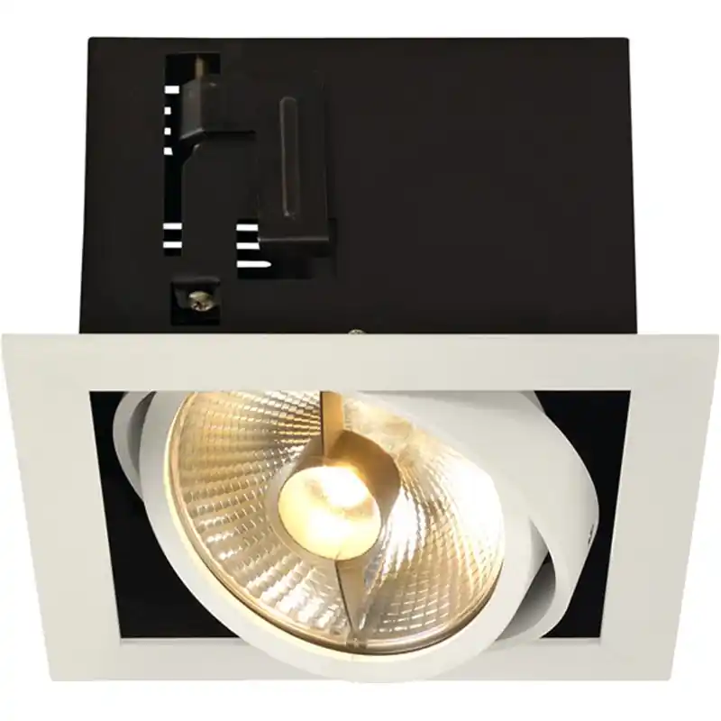 Oferta Flash Empotrable cuadrado de techo SLV KADUX EL 115541 Blanco