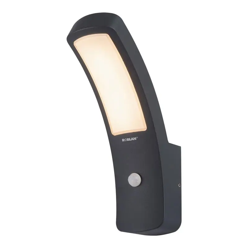 Aplique Led 12.5W Roblan ZOA7286GC 3.000ºK Gris Oscuro Entrega Rápida