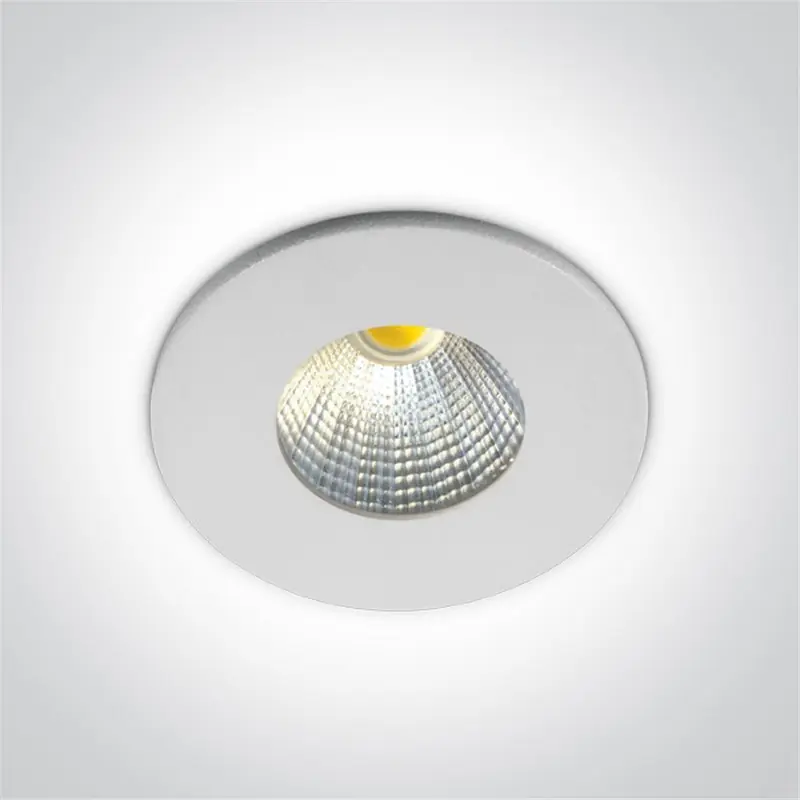 Última Versión Empotrable led de techo One Light 10103B/W/C Blanco/Cromo 3w 4000K