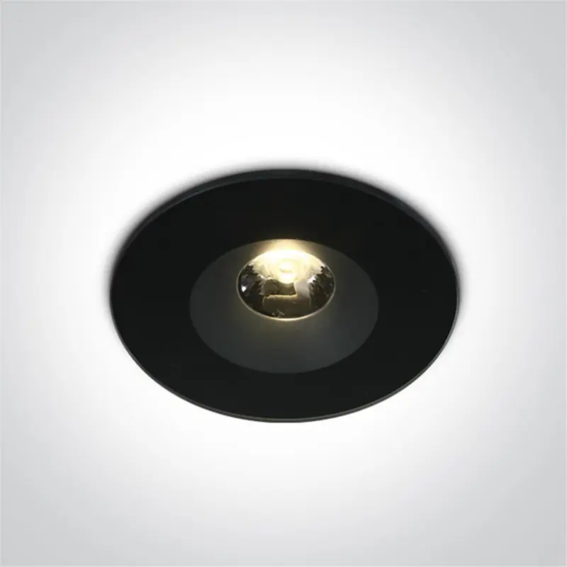 Solo Por Tiempo Limitado Empotrable de techo One Light 10106V/B/W Negro 12w 3000K