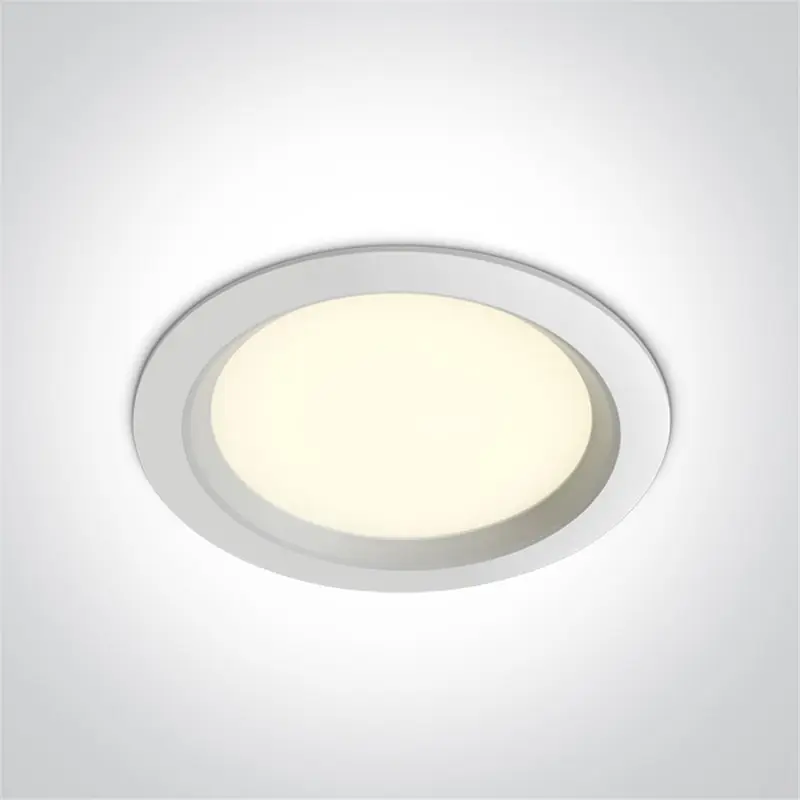 Venta Final Empotrable de techo One Light 10124T/W/C Blanco Cromo 24w 4000K