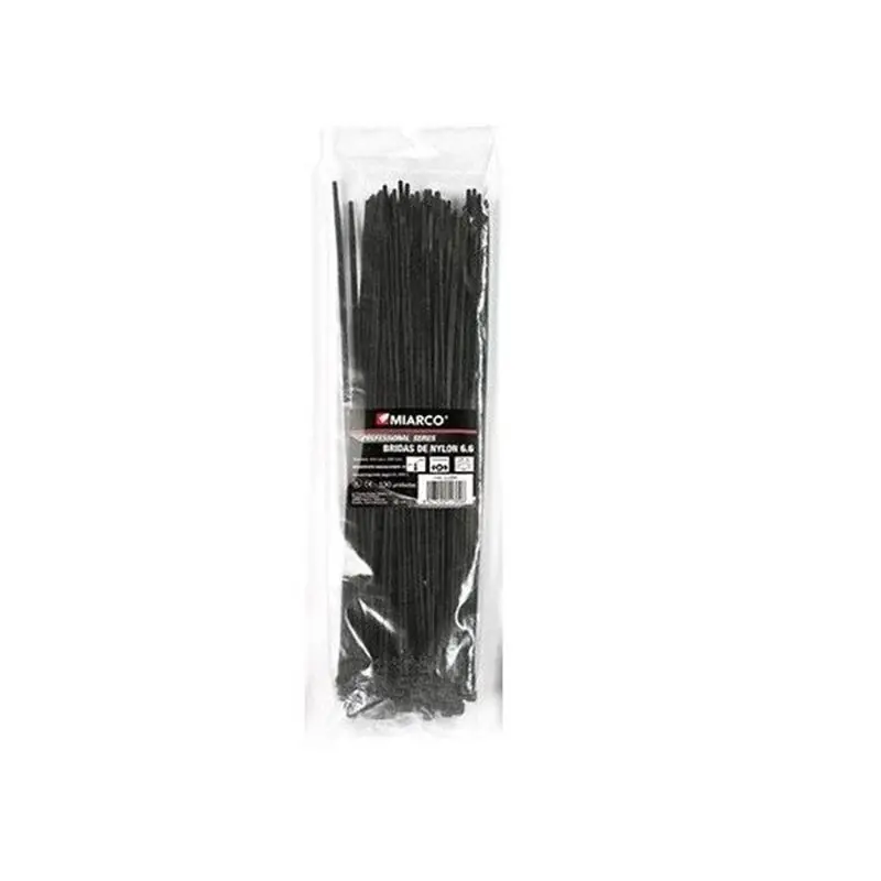 Brida Poliamida 6.6 bolsa 100 uds 2,5mmx150mm MIARCO 10020 Negra Precio Bajo