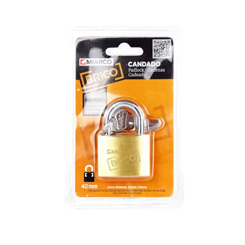 Candado arco AN-40B normal 40mm MIARCO 10942 blister Oferta