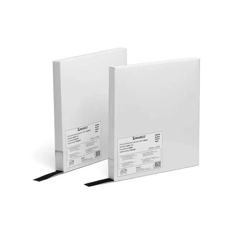 Rebajas Cinta de sujeción facil gancho 20mmx25m MIARCO 22942 Negro
