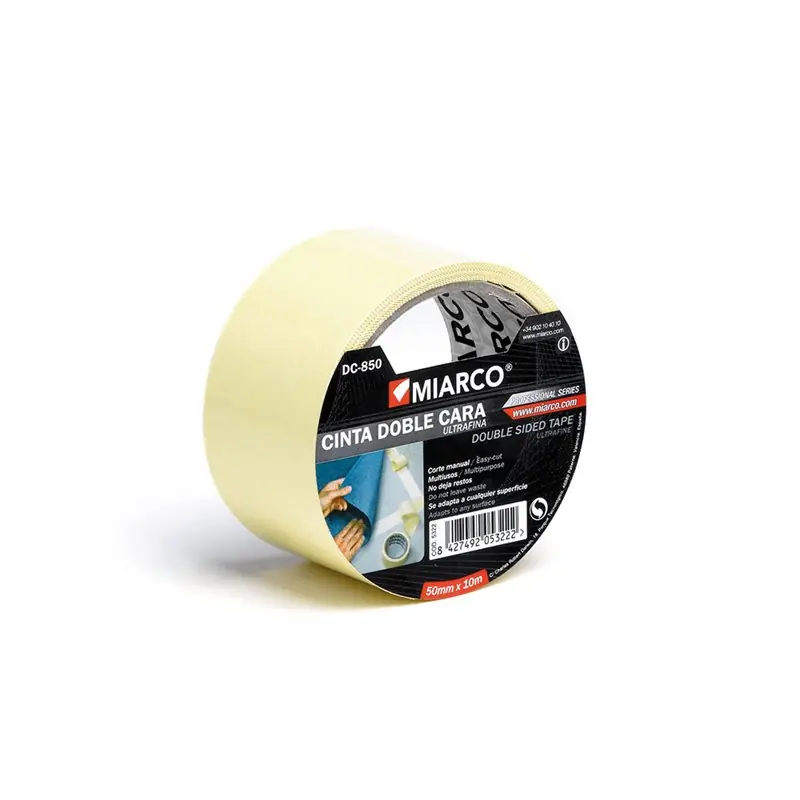 Cinta doble cara DC-850 Polipropileno 38mmx10m MIARCO 680 Oferta De Temporada