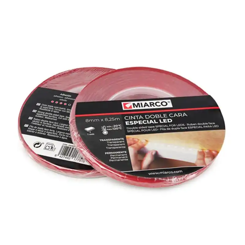 A Buen Precio Cinta doble cara MACBOND ESPECIAL LED 8mmx8,25m MIARCO 33060