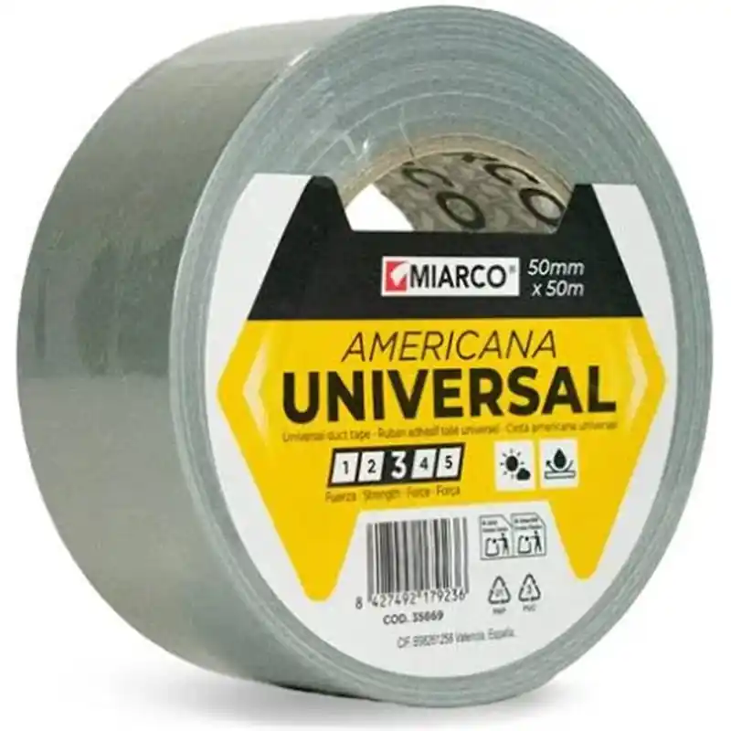 Cinta Americana universal MIARCO 35669 Blanco 50mmx50m Bestseller