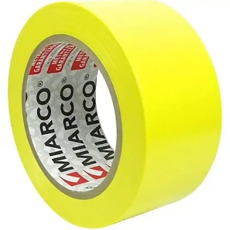 Alta Calidad Cinta señalizacion PVC adhesiva MIARCO 29933 Amarillo 100mmx33m
